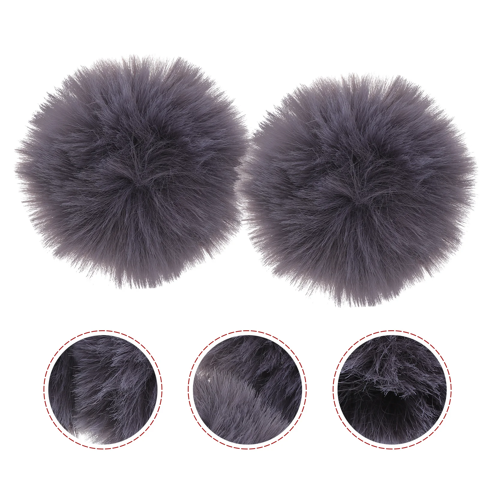 

2Pcs Lavalier Microphone Wind Screen Cover 1Cm Anti- for Clear Audio Recording Replacement Mic Cover with