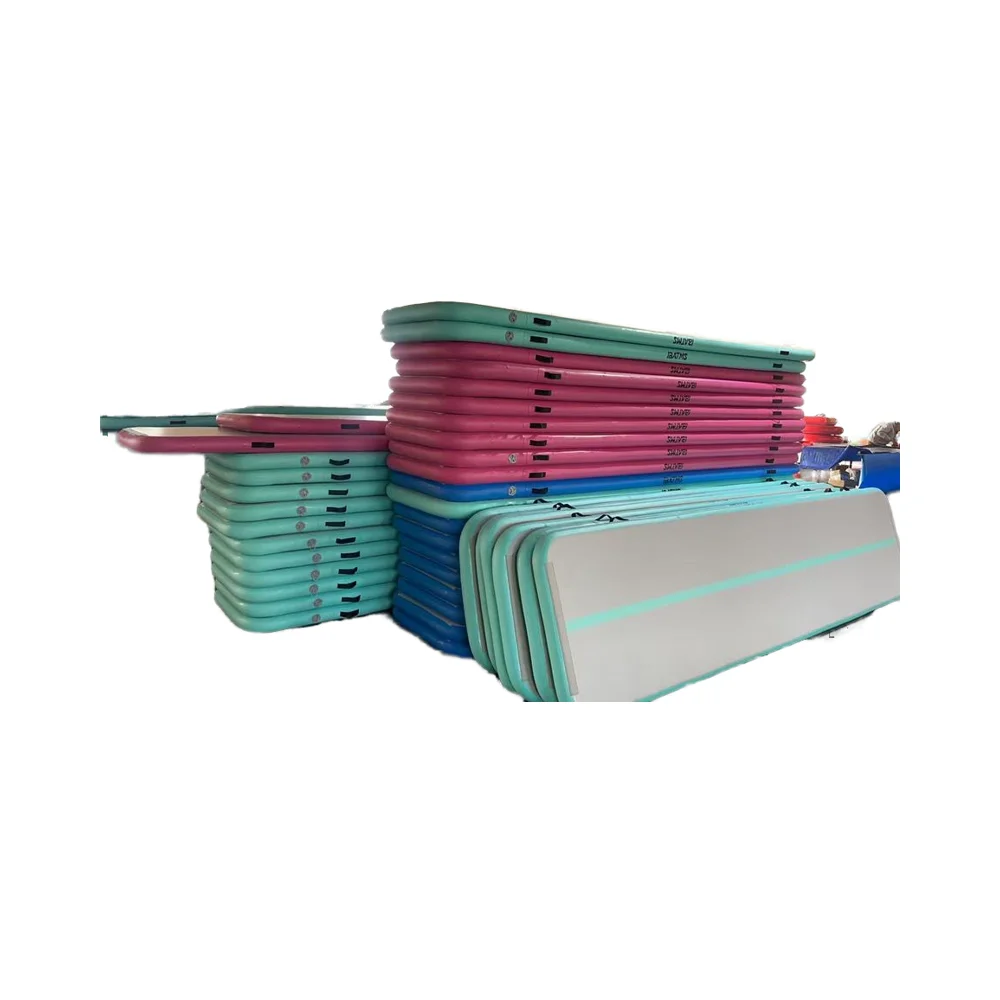 Inflatable Air Track Gymnastics Mat Portable 10cm Thick PVC Training Mat Available in 3m  Lengths for Gym Use