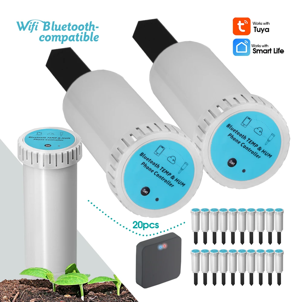 

Умный Bluetooth-совместимый тестер влажности почвы, температуры и растений, монитор, беспроводной датчик, тестер детектора для внутреннего и наружного сада