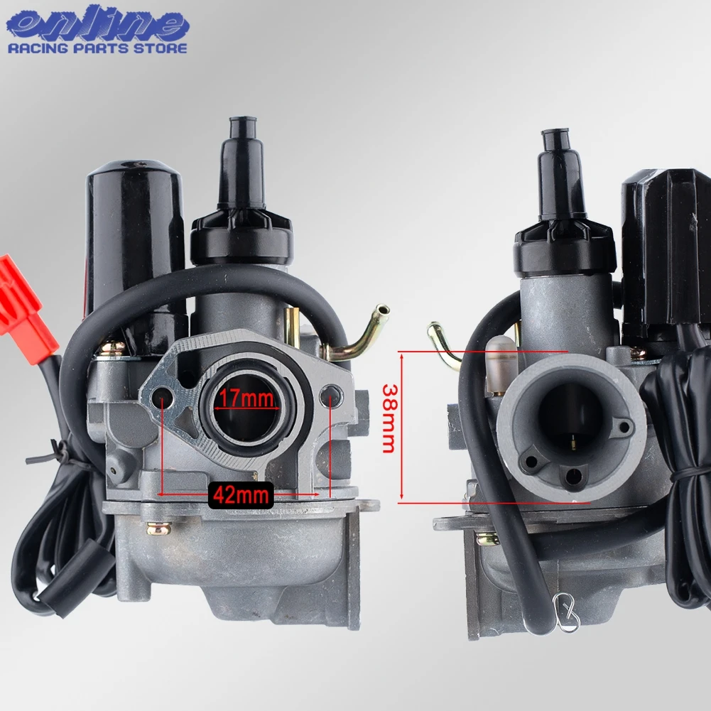 Motorcycle 17mm Carburetor 2 Stroke Engine Carb For Honda AF34 AF35 JULIO50 LEAD50 50cc DIO50 ZX50 AF 34 35 DIO ZX 50 Dirt Bike