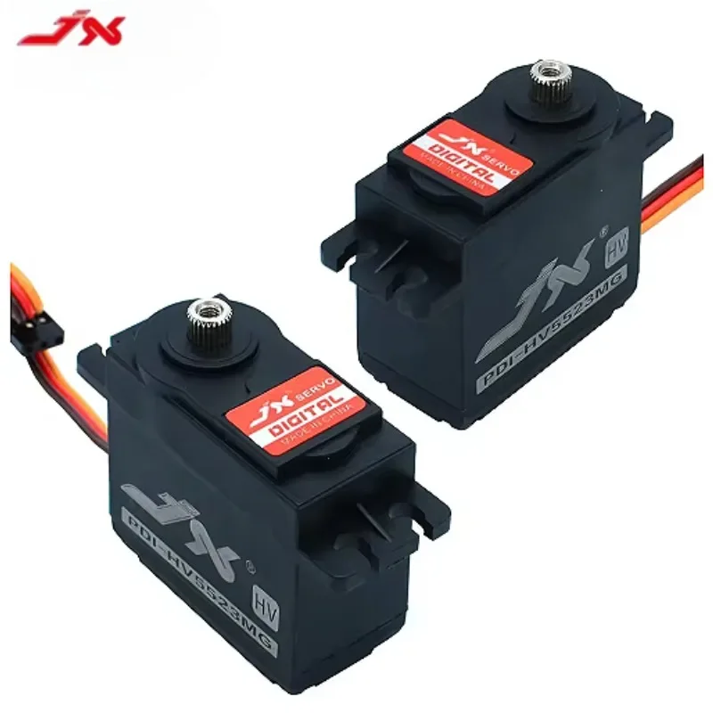 JX Servo PDI-HV5523MG 23KG 8.4V 0.16 Sec Metal Gear Standard Servo for 1:8 1:10 RC Car Robot Airplane PDI-6225MG-300 HV Upgrade