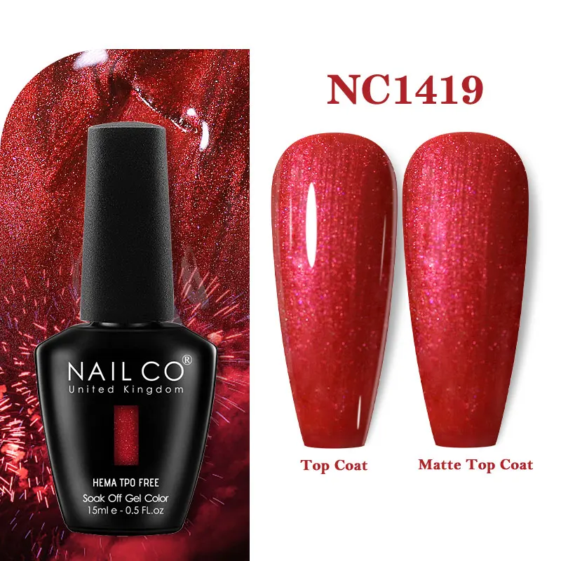 NAILCO 131 Kleuren TPO GRATIS HEMA Vernis Semi Permanente UV Vernis Gel Nagellak Nagels Art Gel Manicure TOP BASE Vernis Hybride