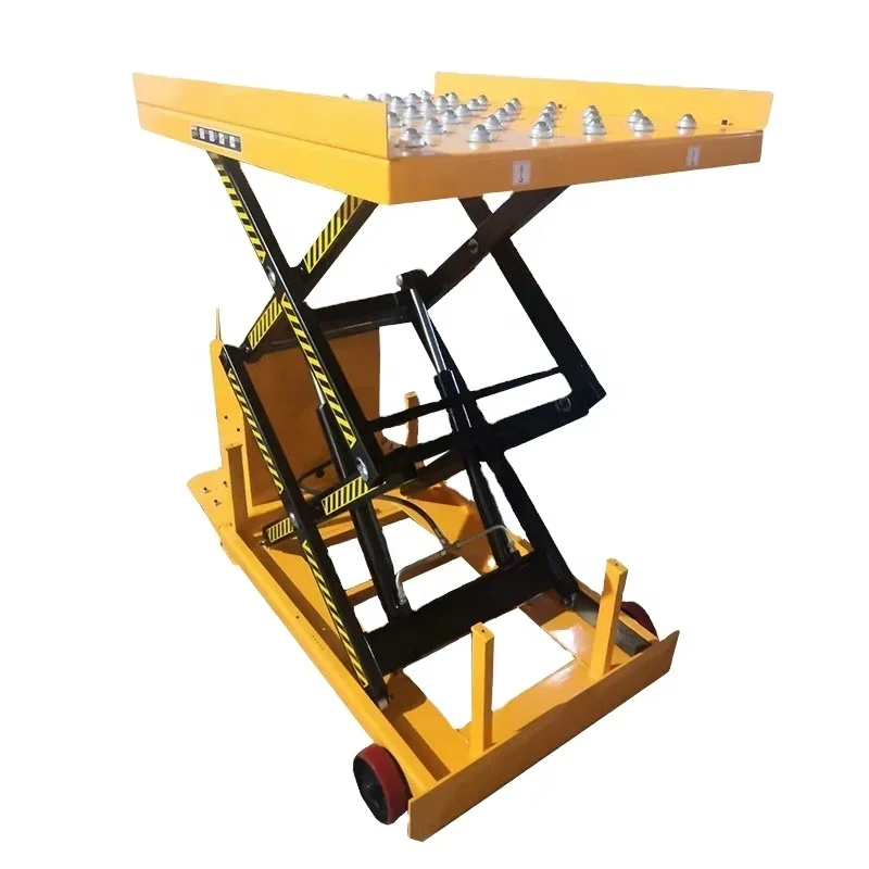 1000kg Electric Double Scissor Lift Tables