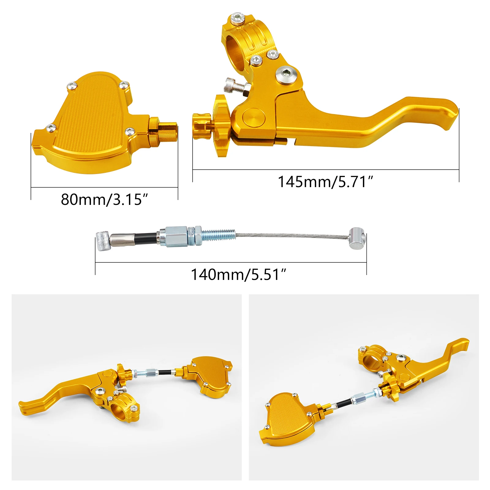NICECNC For Suzuki DRZ400S DRZ400SM DR-Z400 S SM 2000-2017 2016 Motorcycle Short Stunt Clutch Lever Easy Pull Cable System Kit