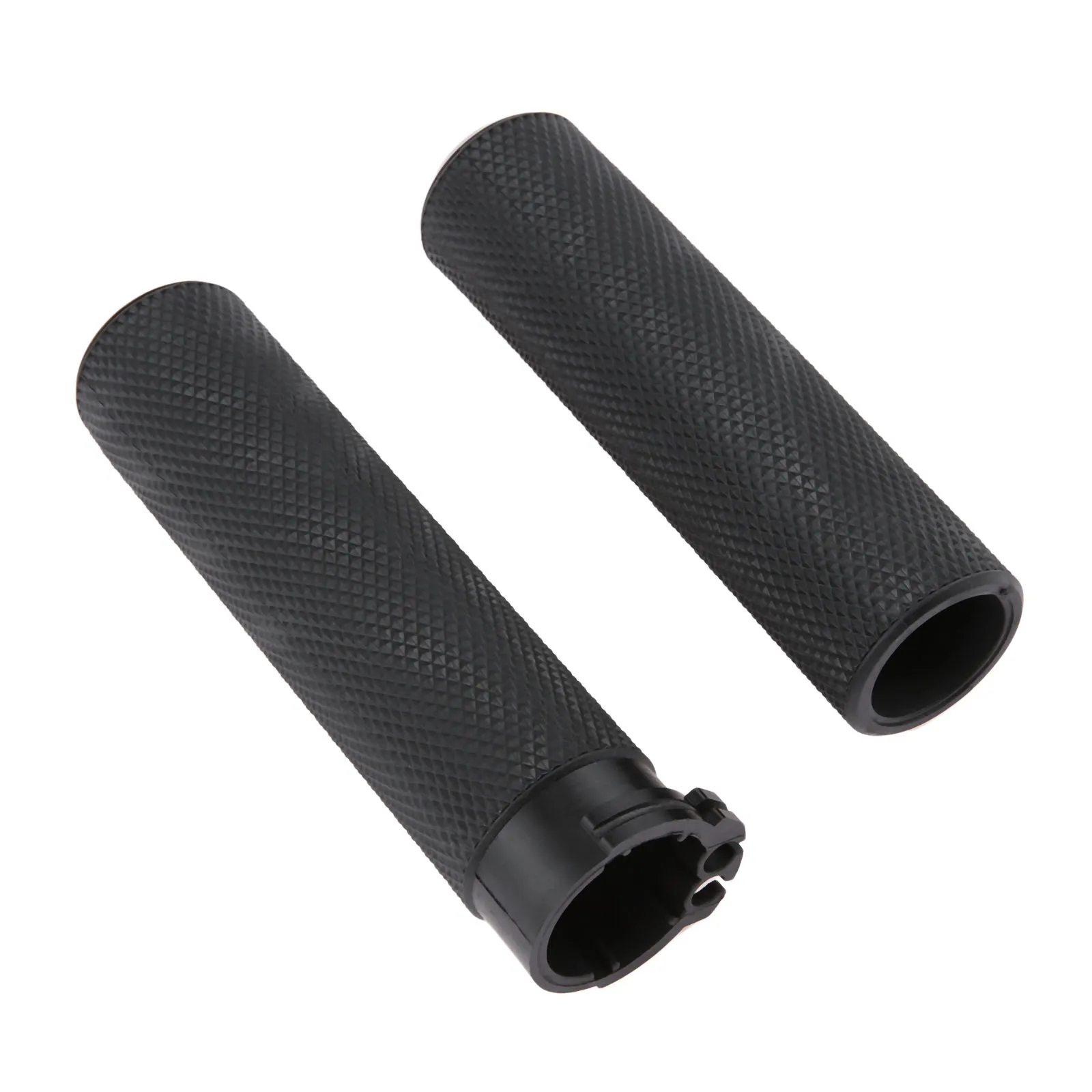 1Pair Motorcycle Handlebar Grips Knurled Hand Grips Handlebar Grips for VRSC XL XR Dyna Softail Touring Models