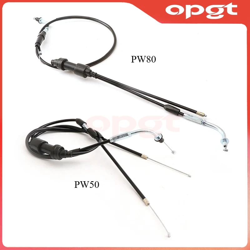 OPGT Motorcycle Throttle Cable For Yamaha PW50 PY BW80 1986-1990 PW80 1985-2007 PY50 1981-2015 PW50 Y-Zinger 1981-2009