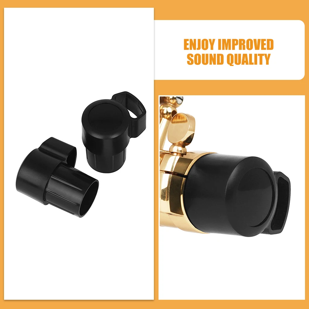 

2 Pcs Saxophone Plug Alto Accessories Plugs End Cap Neck Mouthpiece Protective Body Parts