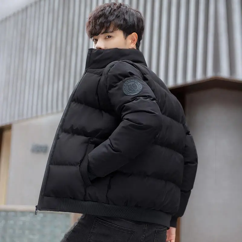 

Мужская зимняя куртка Thiened, корейская модная рабочая одежда, теплое хлопковое пальто ort Bread Sle, хлопковое стеганое пальто