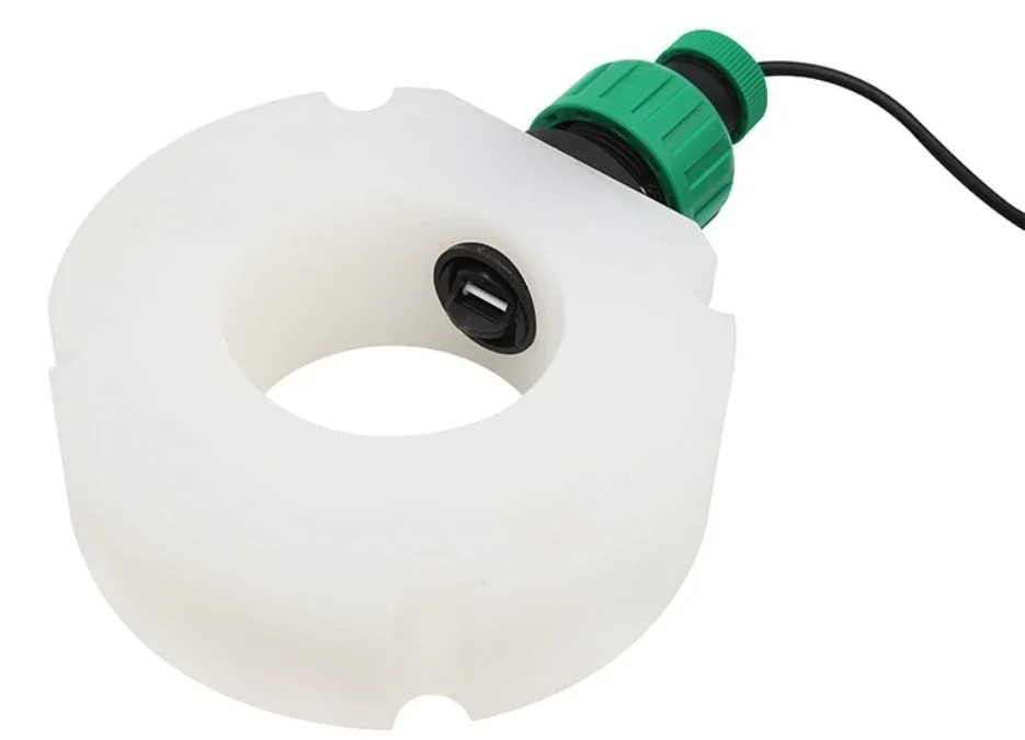 Flange Installation Impeller Flow Meter Probe Acid Alkali Resistant Plastic Liquid Flow Detection Sensor