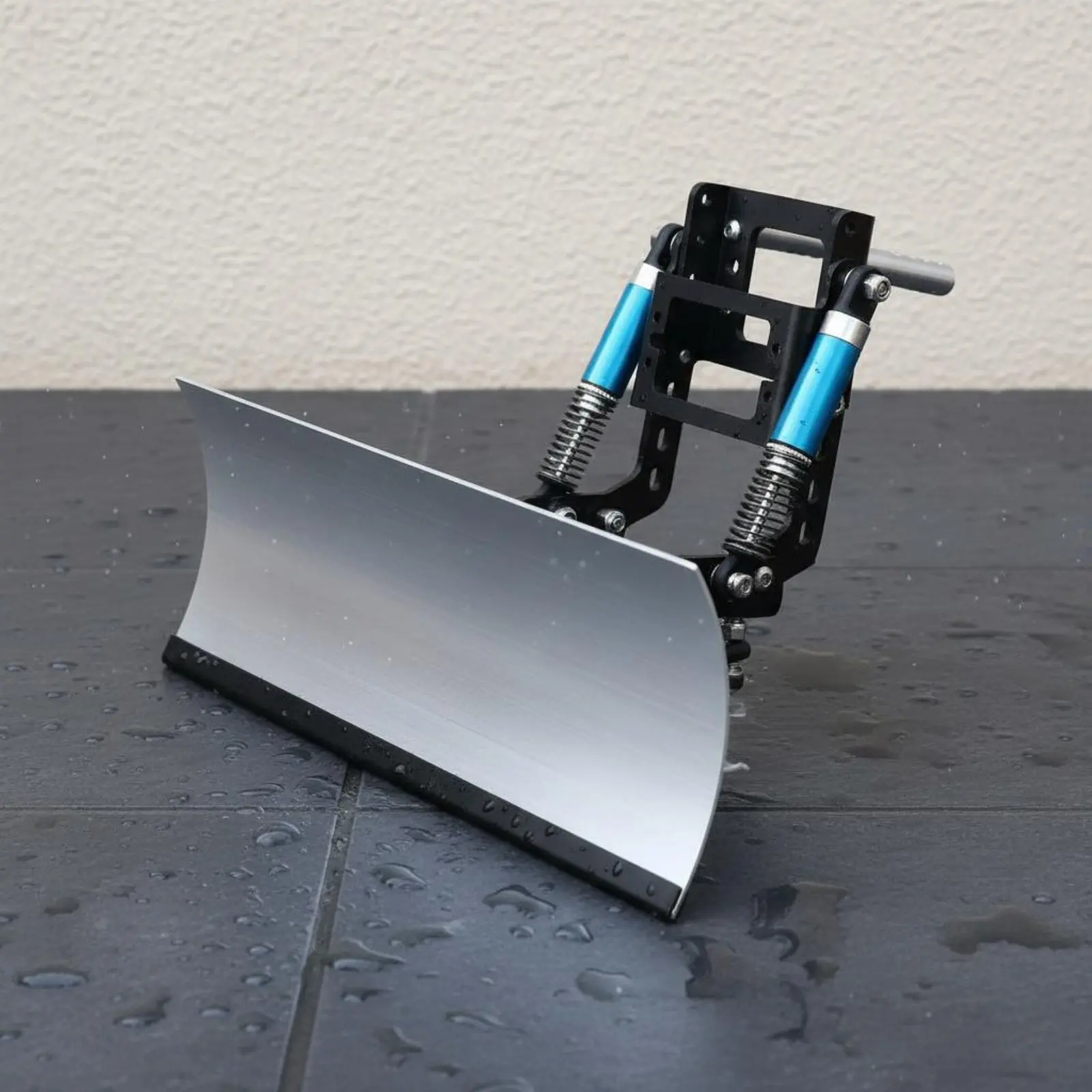 1/10 RC Snow Removal Blade Shovel Attachment Aluminum Alloy RC Crawler Snowplow Wireless Control Snow Removal Blade Shovel CNC