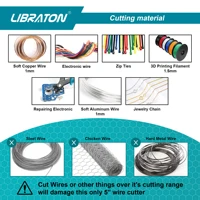 LIBRATON Micro Wire Cutter Precision Electronics Flush Cutter and Side Cutting Pliers Clean Cut for Model Jewelry Model Kits 5