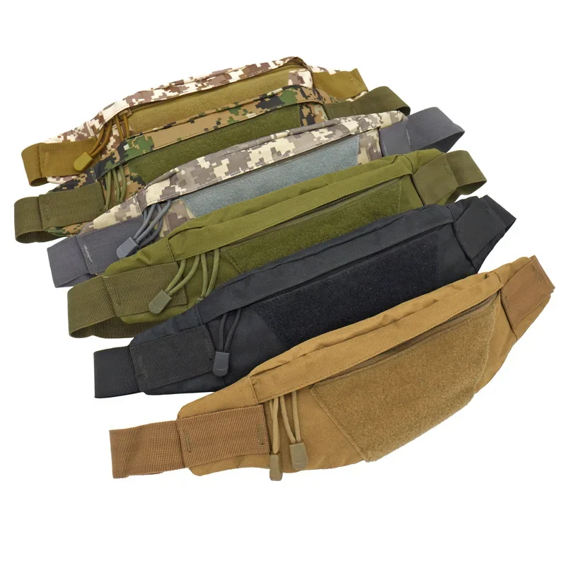 Tactical Men Sports Waist Pack Bag Travel Camo Waist Pocket Outdoor Tactical Sports Chest Fanny Pack Running Bag