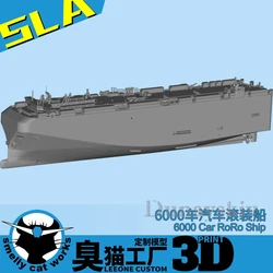 7000 Car Car Ro-ro Ship BYD 1/2000/700 Resin 3d Printed Model RORO Ship 3D Printed Resin Model Homemade Hobby