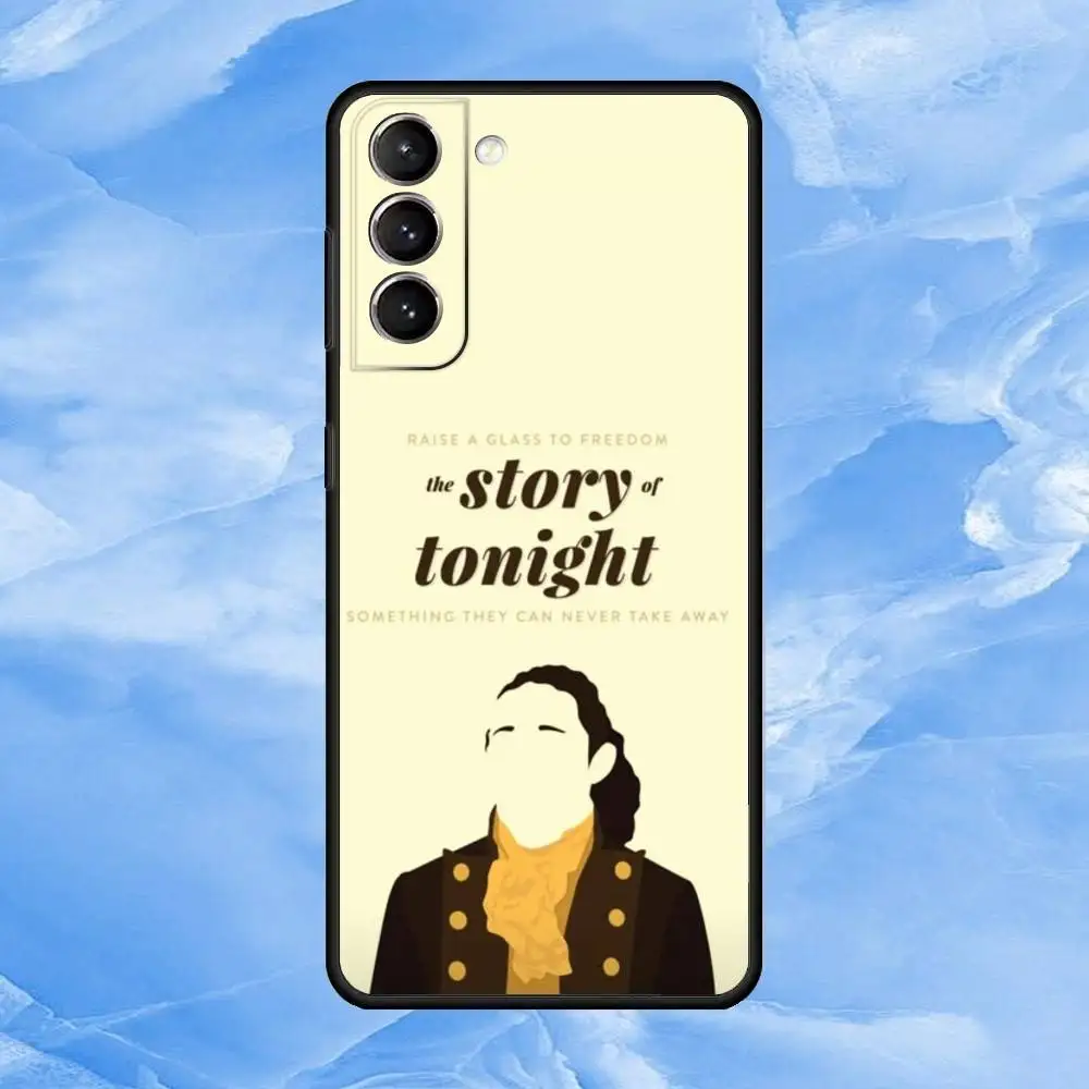 حافظة هاتف هاميلتون M-Musical L-Lyrics لهاتف سامسونج S25,24,23,22,30,21,10,9,Ultra,Plus,Lite,FE,4,5G حافظة سوداء ناعمة #4