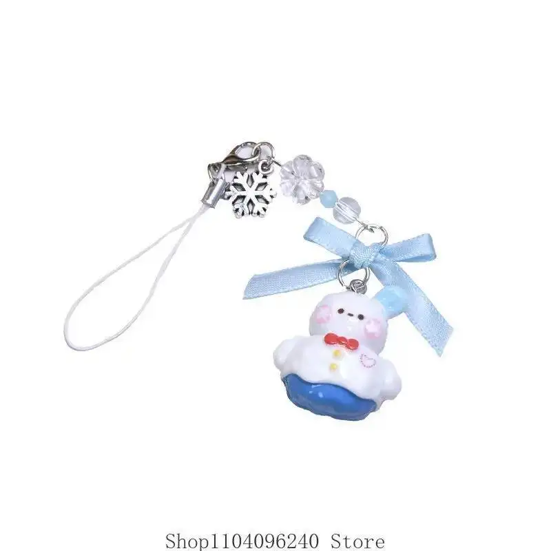 

Anime GAME Love And Deepspace Zayne Snowman Chain Rope Mobile Phone Wrap Pendant Hangings Jewelry Accessories Toy