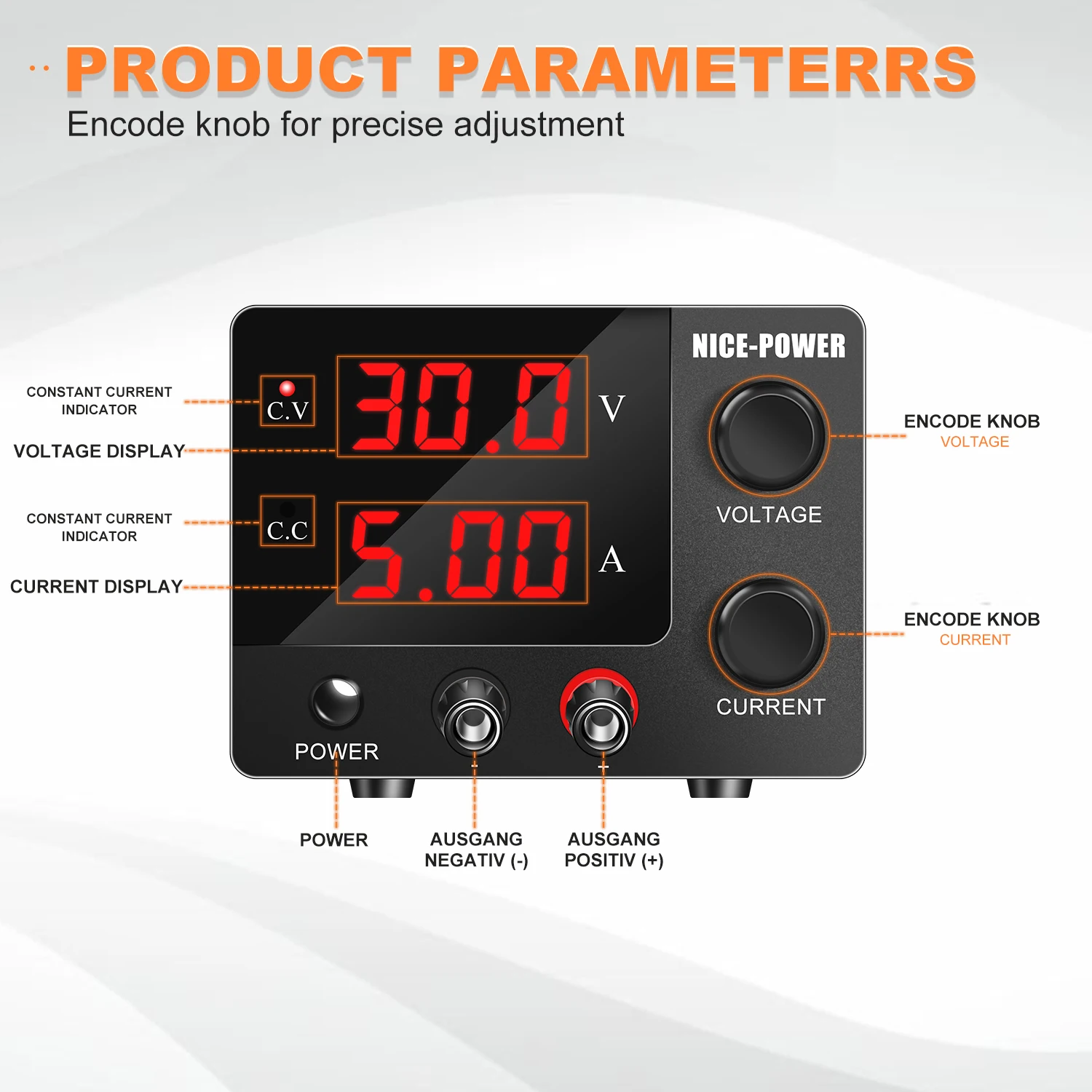 30V 5A Lab DC Power Supply Adjustable AC100-240V Mini Variable Switch Digital Bench Voltage Regulator Home Appliance Maintenance