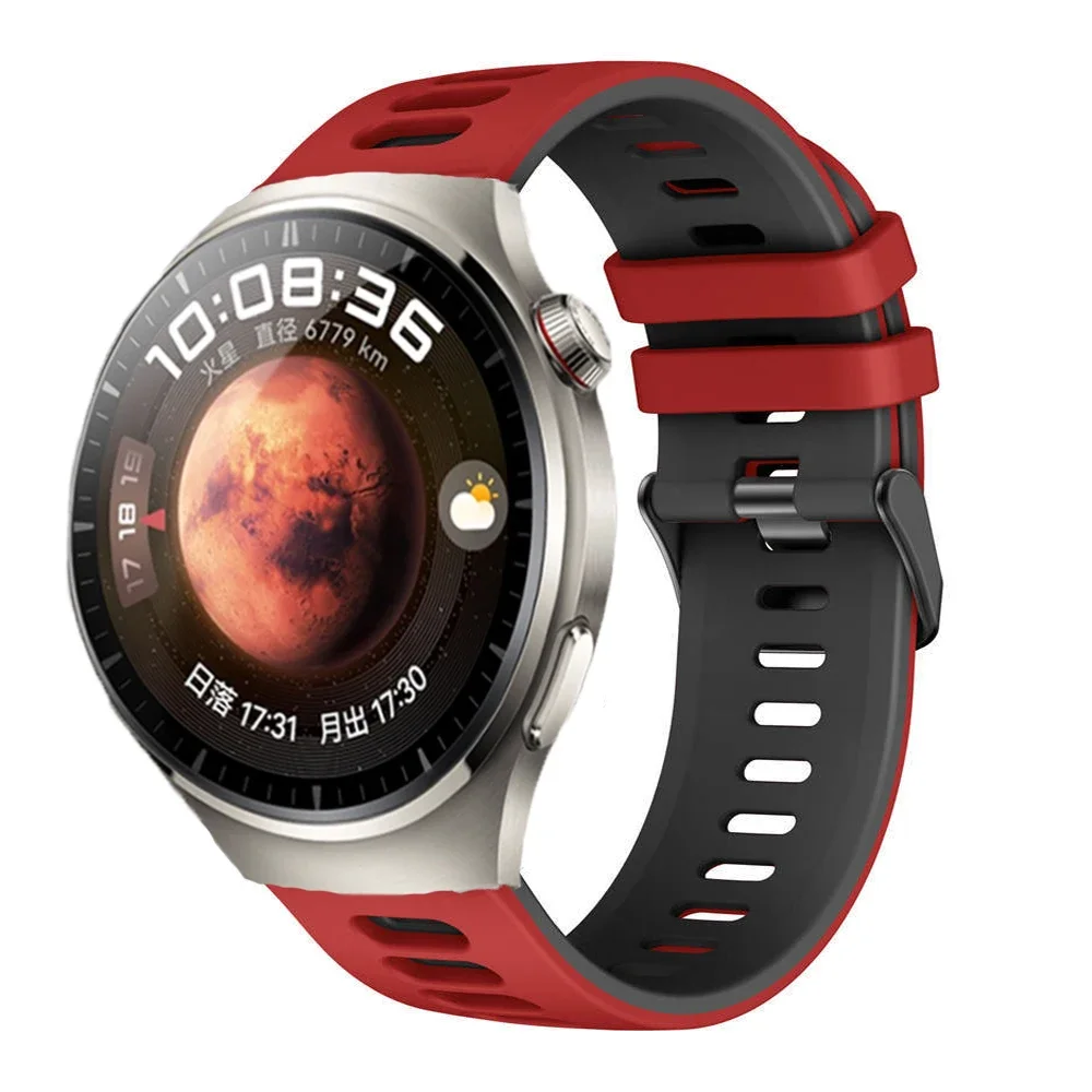 22mm 20mm Silicone Strap for Huawei Watch 4 Pro Bracelet GT4 2e GT3 Pro Belt for Amazfit GTS4 Mini/GTR4/Samsung Watch 6/5/4 Band