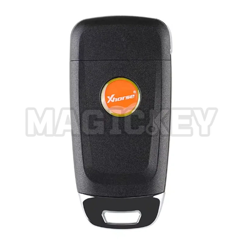 1/2/5 Uds Xhorse XKAU01EN VVDI llave remota abatible Universal con cable para AUDI tipo 3 botones