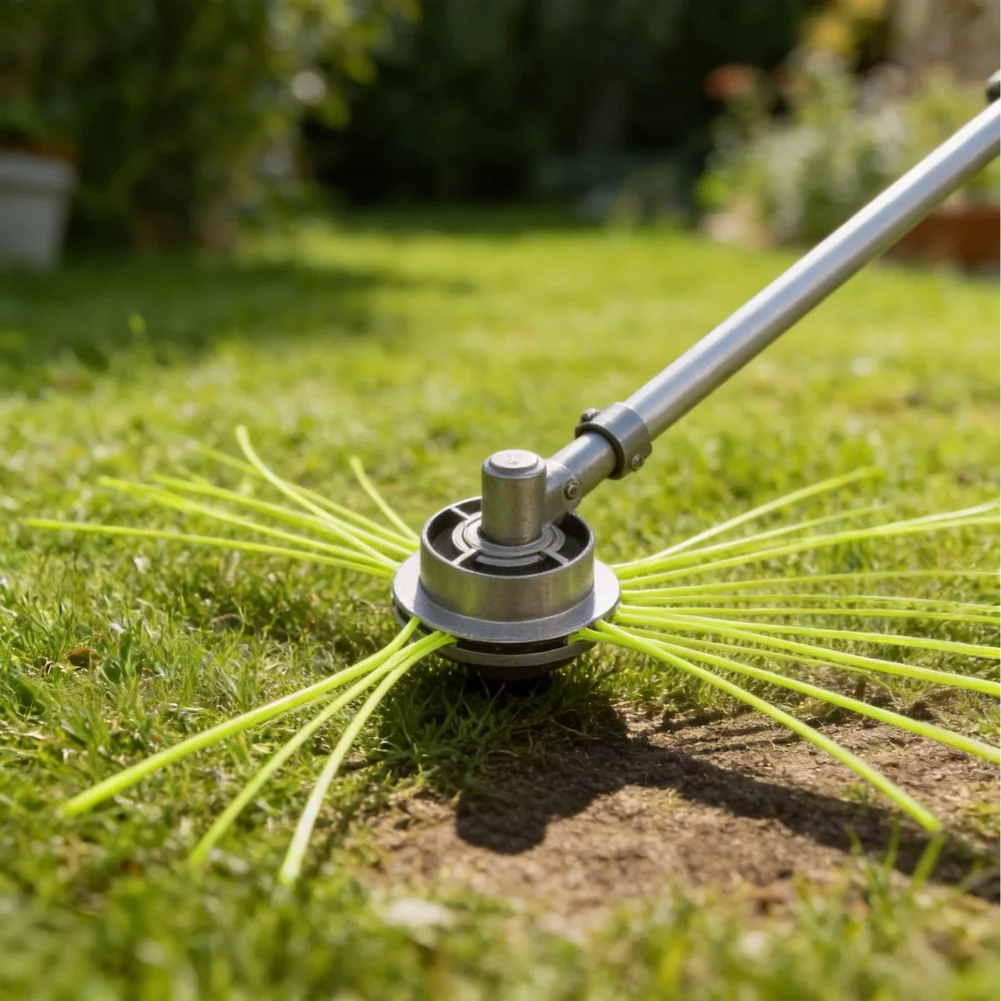 Aluminum For Grass Trimmer Head with Lines and Wrench for Brush Cutter Offering Easy Replacement and Reliable Use