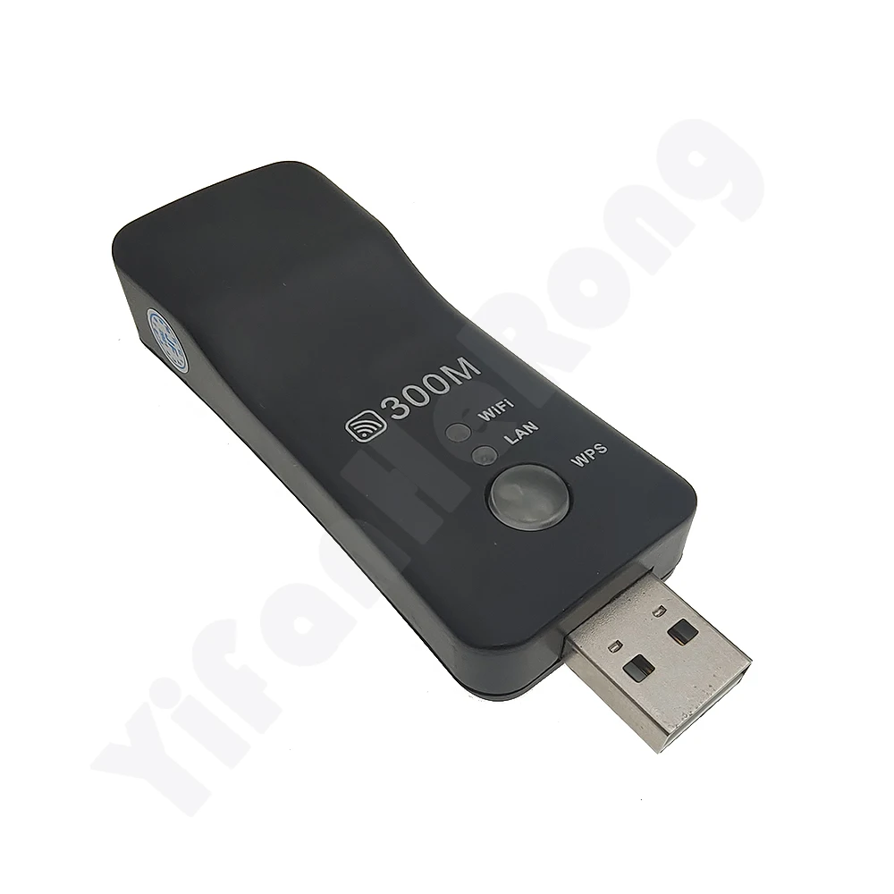 محول شبكة واي فاي عالمي لاسلكي ، WPS 300Mbps ، مكرر ، RJ-45 ، كابل لسامسونج ، LG ، سوني ، HDTV ، جديد