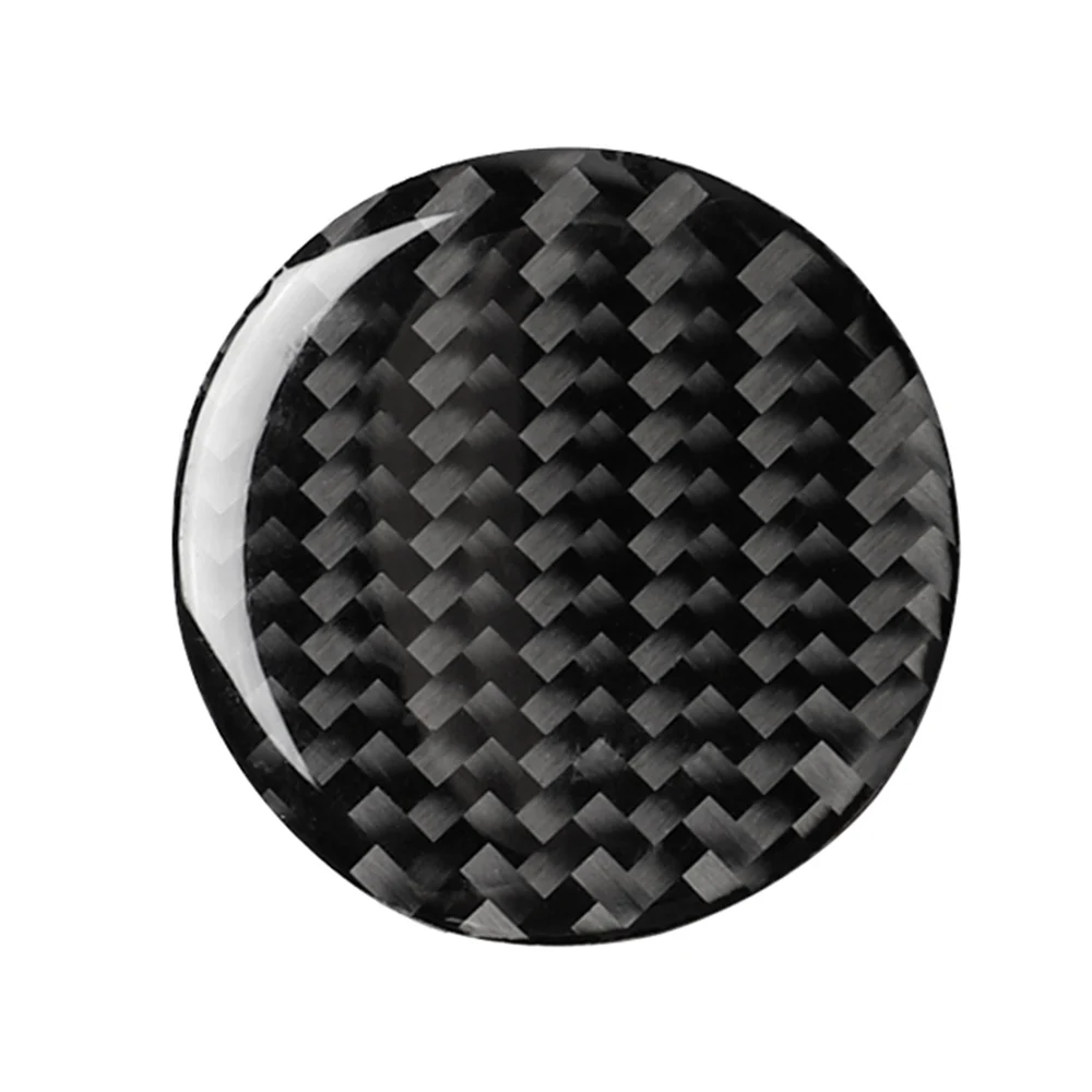 For Audi A3 S3 8V 2014-2019 2016 2018 Carbon fiber Interior Multi-Media Control Knob Decor