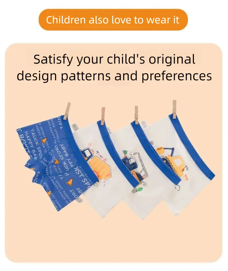 Jungen-Unterwäsche, Baumwoll-Boxershorts, bedruckt, Baufahrzeug, atmungsaktiv, bequem zum Laufen, Unterhose für Jungen, Kinder, 1–10 Jahre – Detail 12