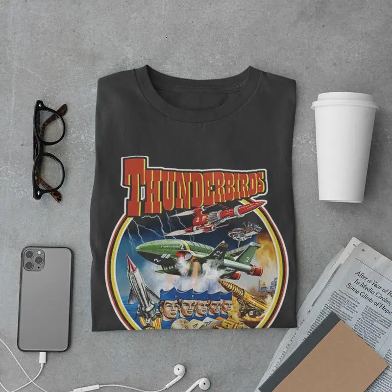 Thunderbirds 60s Scifi Movie Men's T Shirt S 5XL
