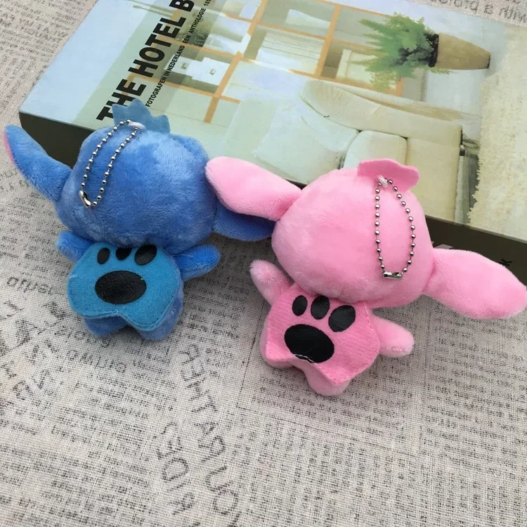 Disney Lilo y Stitch muñeco de peluche juguete ramo Stitch Animal relleno llaveros colgante niña niños cumpleaños regalos de navidad