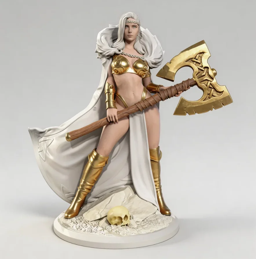 Human height 38mm 50mm 75mm Resin model kits figure beauty colorless and self-assembled (3D Printing )TD-7688/3D