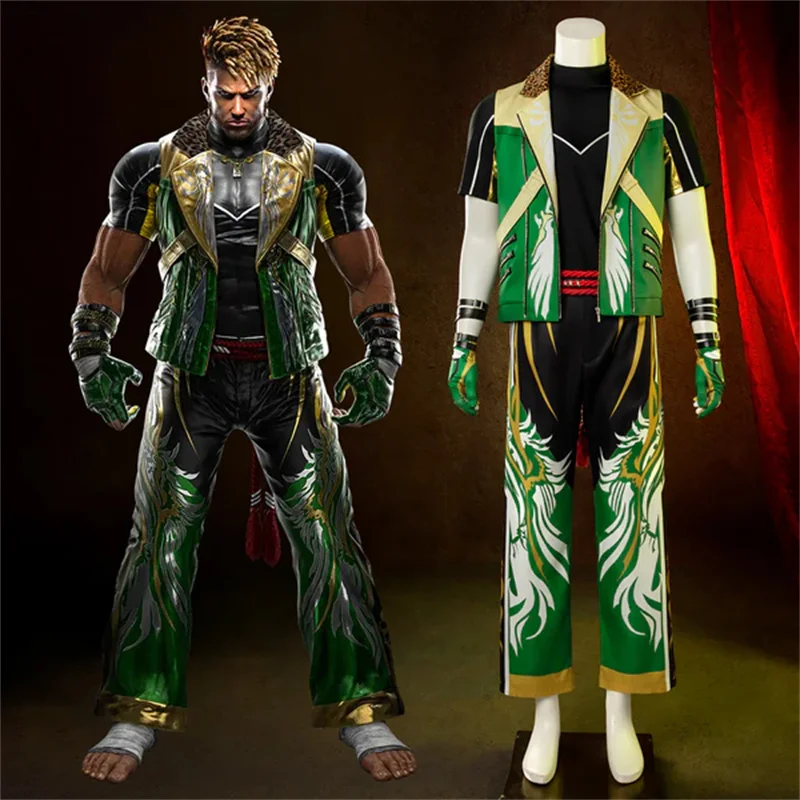 

Game Eddy Gordo Cosplay Costume Men Battle Fancy Uniform Full set Halloween Party Outfits