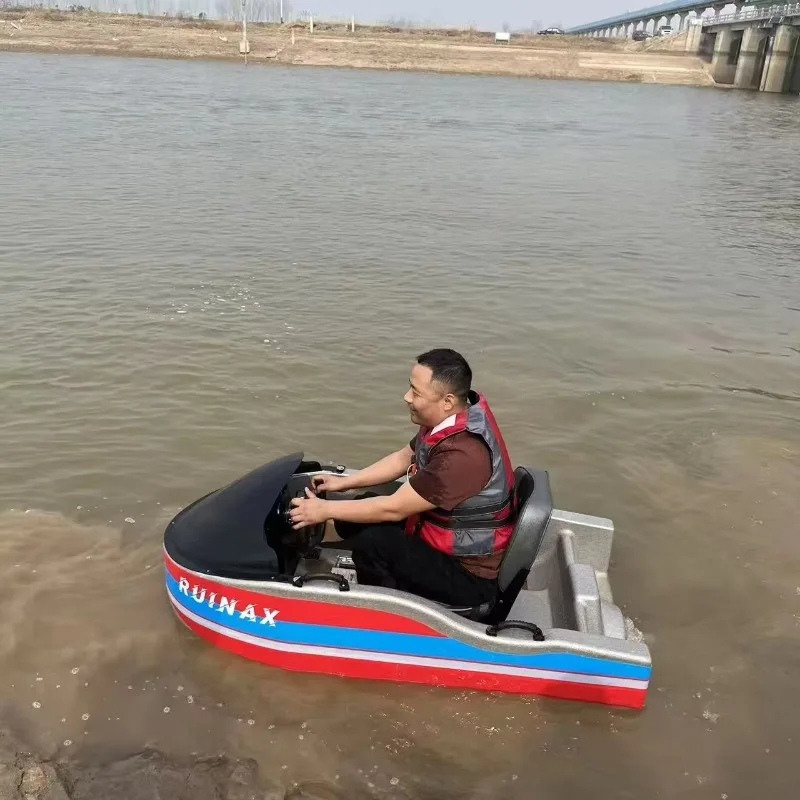 Electric Go Kart Boat Long Range Multi Functional Water Sports Boat Power for Entertainment Purposes Contact Custom