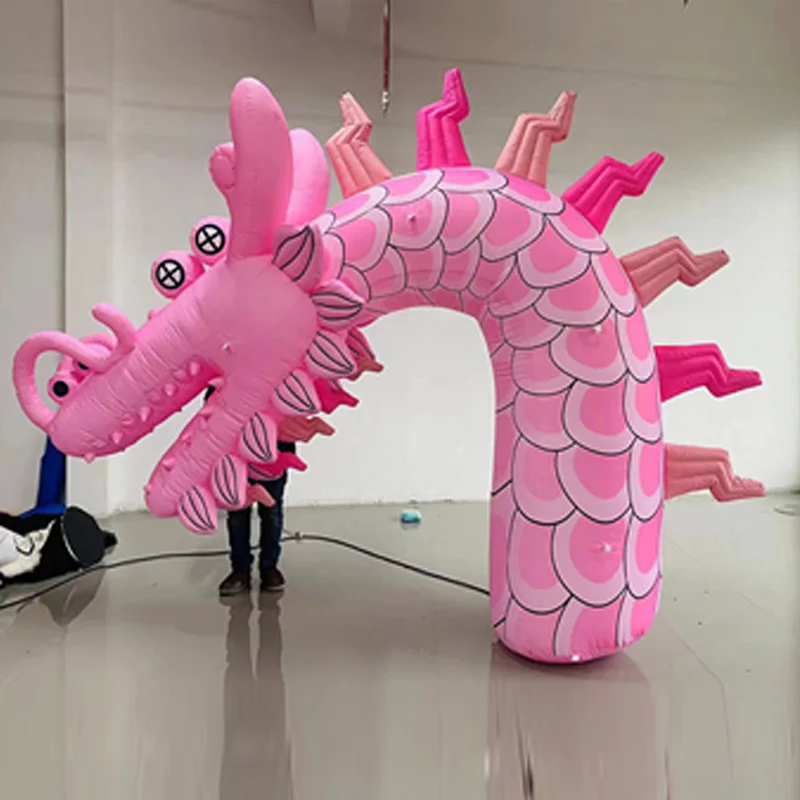 

Air Model Long Dragon Pink Dragon Year Activity Inflatable Air Model Activity Atmosphere Promotion and Drainage