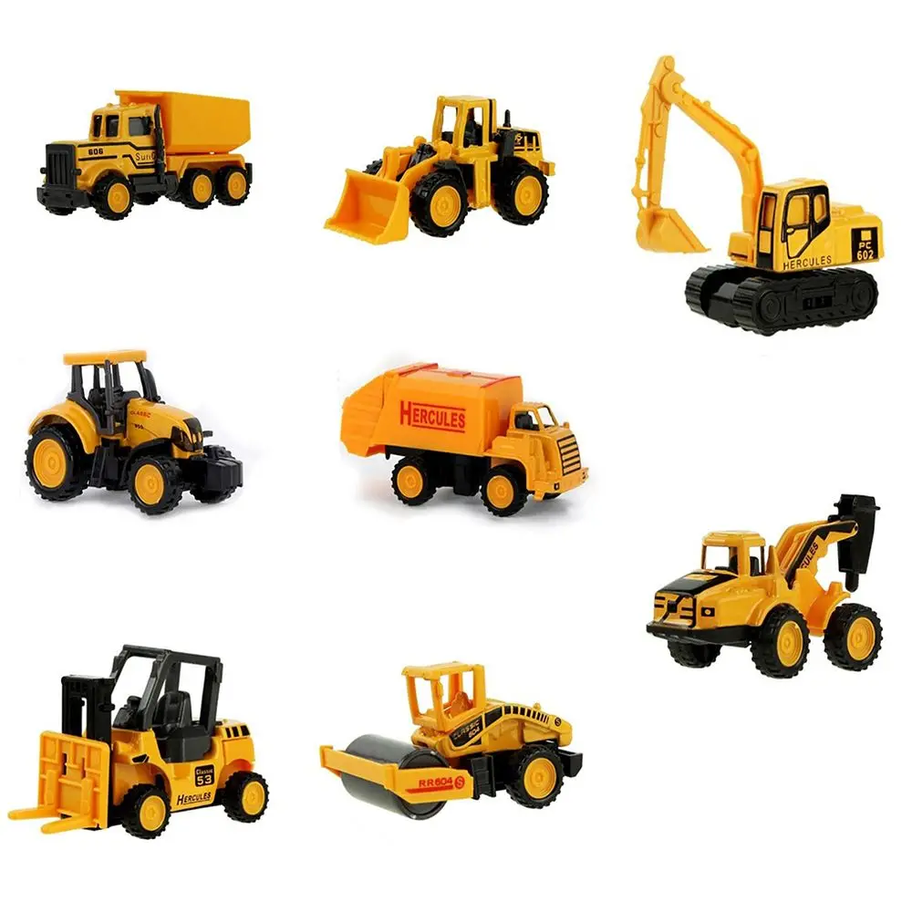 Birthday Gift  Children boy Classic Engineering  Alloy Dump-car  Construction Toys Diecast Truck Model