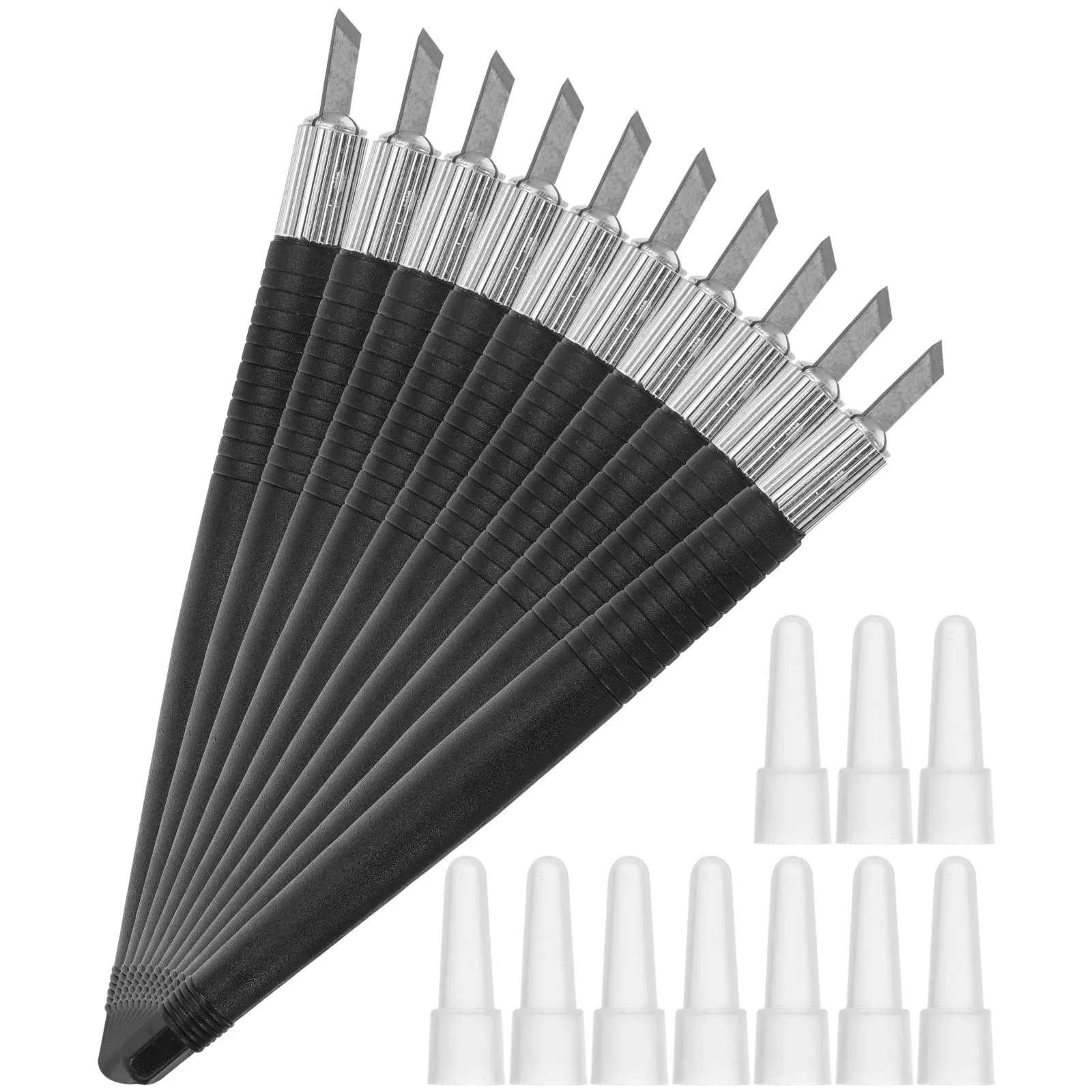 10Pcs Portable Wood Carving Kit Multi Function Carving Chisels for DIY Woodworking Sculpture Tool Set Precision Marking Shaping