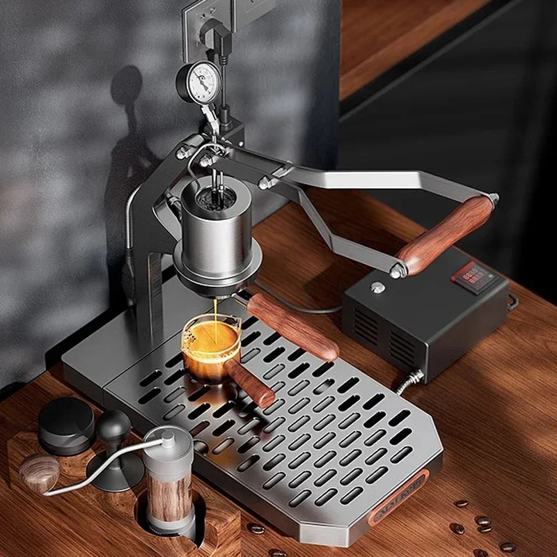 #Hand-pressed Coffee Machine for Home, Small Commercial Espresso Machine, 1-16Bar Lever Coffee Machine