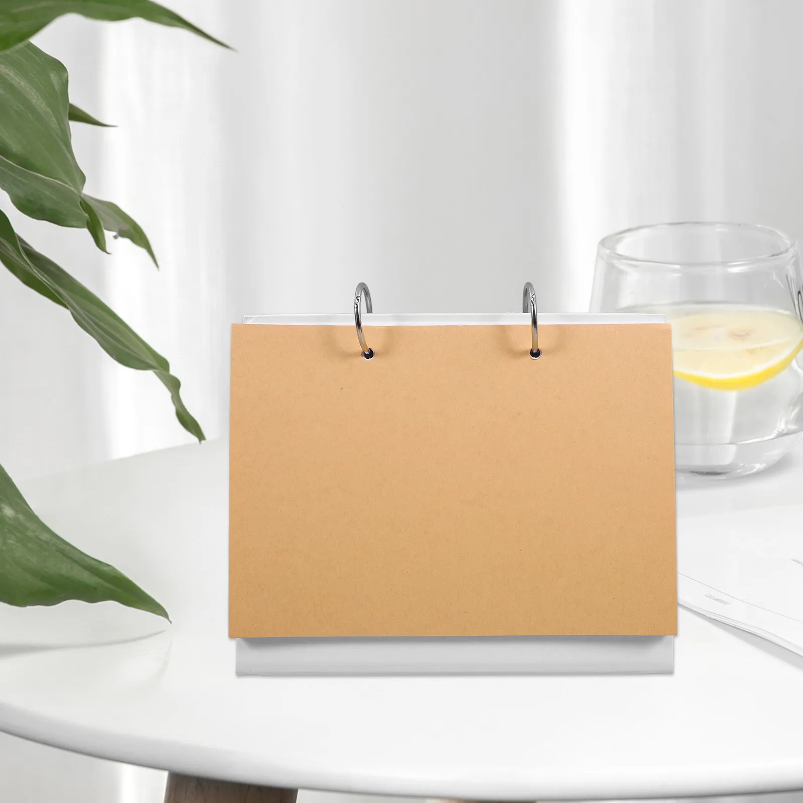 

Пустой настольный календарь DIY: перекидной, портативный, для ручной росписи, граффити, органайзер для заметок, для офиса