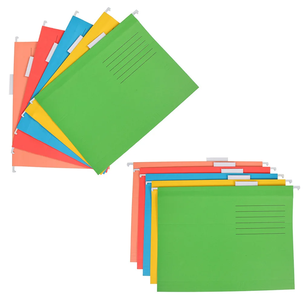 10Pcs Hanging File Folders A4 Portable Filing Cabinet Folder Office Bills Organizer Receipt Storage File Holder