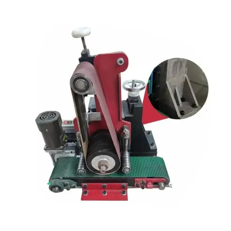 Bench Type Multi Function Stainless Steel Metal Flat Bar Polishing Machine Grinding Equipment