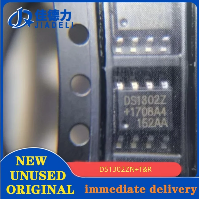 1PCS DS1302ZN+T&R IC RTC CLK/CALENDAR SER 8SOIC DC2024 SOP8