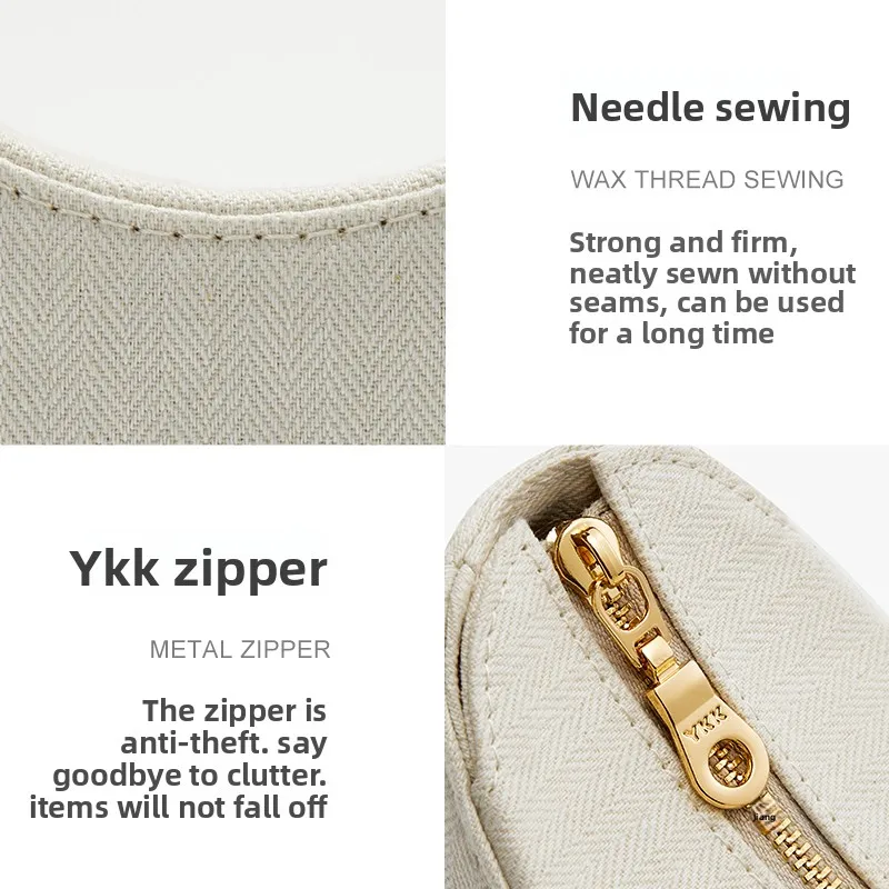 Woven bag organizer insert For women bag canvas material bag support storage inner modification bag accessories