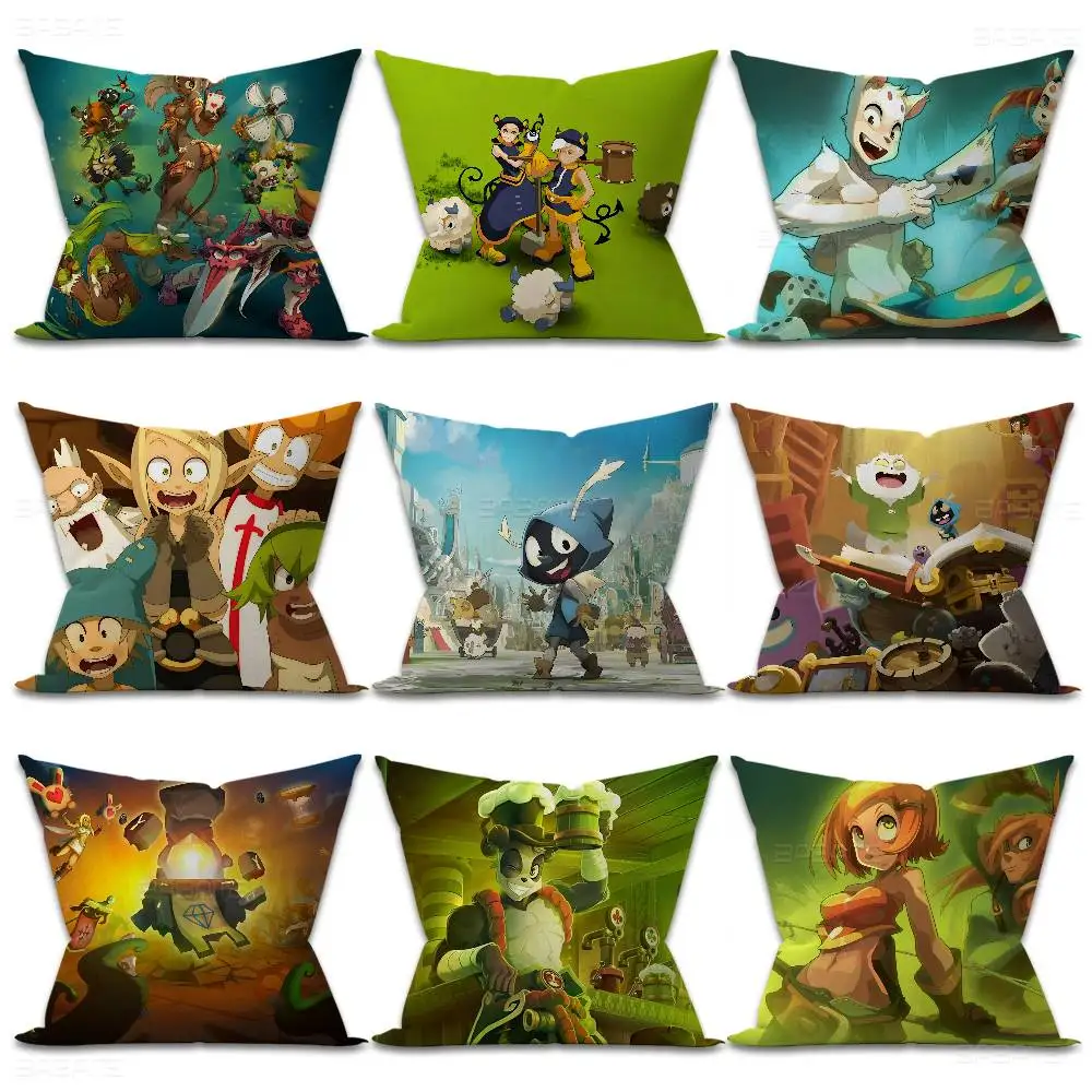 

D-Dofus Cushion Cover Pillow Cover Decor Pillowcase Printed Cushion Case for Couch