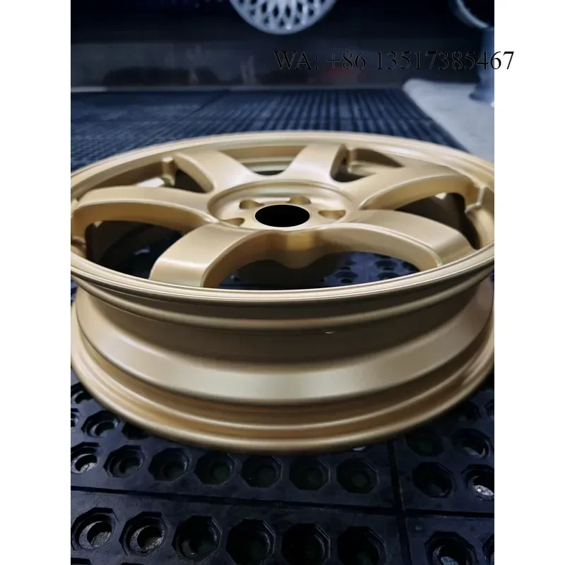 LZT-538 18 19 Inch Forged Wheel 6x114.3 Negative Offset Monoblock Matte Gold 6061 Aluminum Alloy Spare Wheels for Dodge Viper