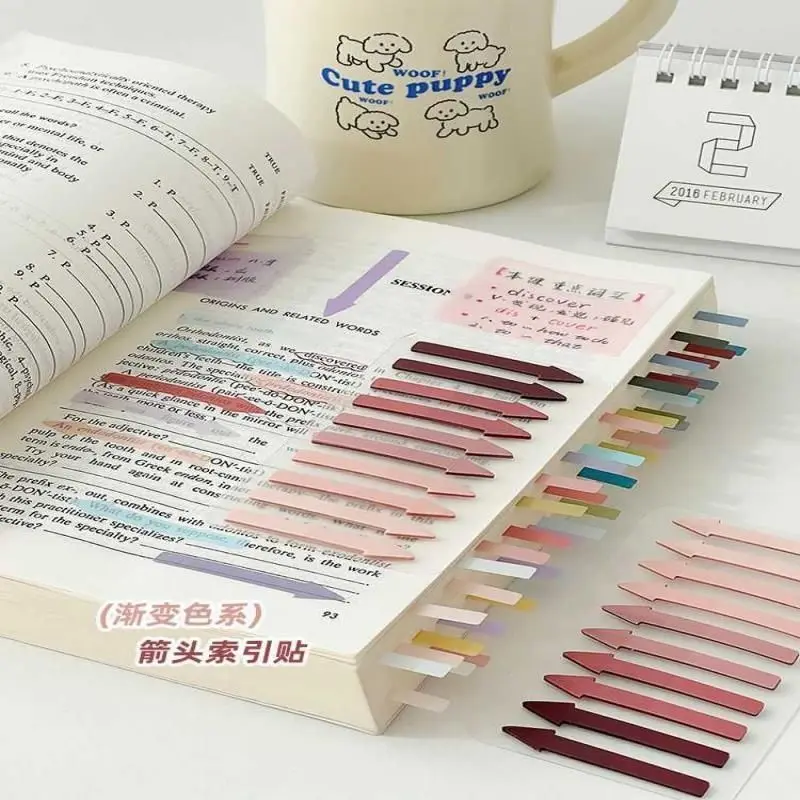 

Градиент цвета, 200 шт., указательный журнал со стрелками, липкие заметки, бумага для заметок, материал для скрапбукинга, школьные канцелярские принадлежности