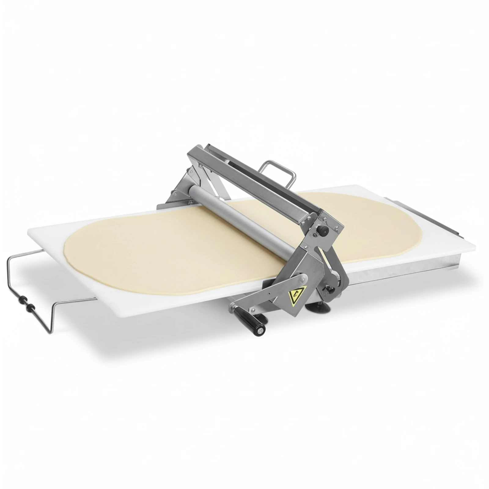 Folding Dough Sheeter Machine with 2 Rolling Boards Dough Sheeter 55 Adjustable Thicknesses & 0-25mm for Pizza Bread Pastry