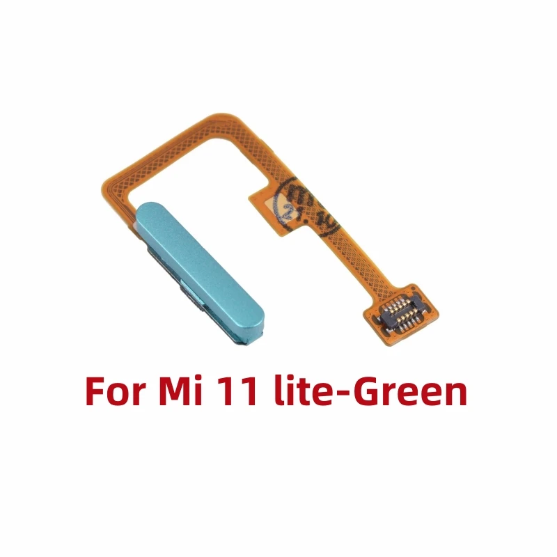 Fingerprint Sensor Flex Cable Replacement for Xiaomi Mi 11 Lite 4G/5G Power On Off Button Flex Cable