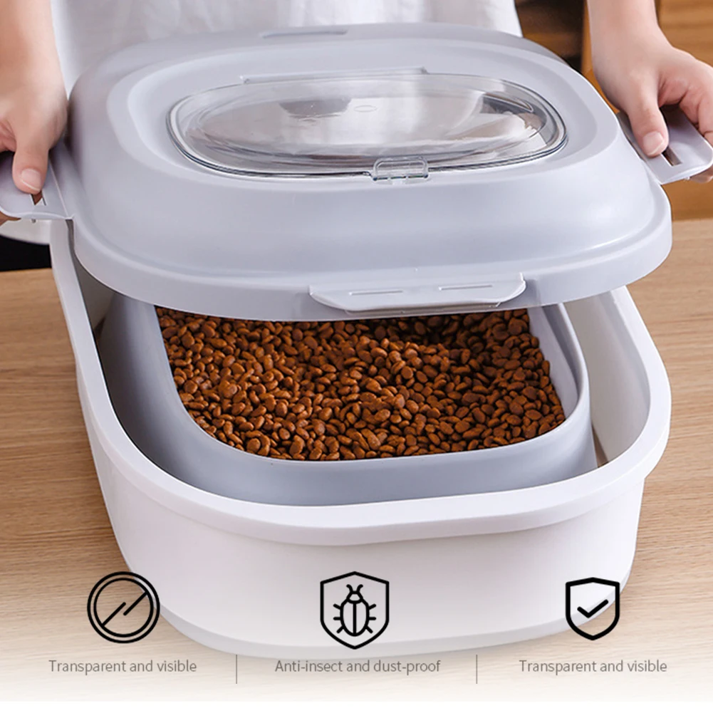 Kotak Makanan Kucing Lipat 20- - Food Storage Box Large ulasan dan harga