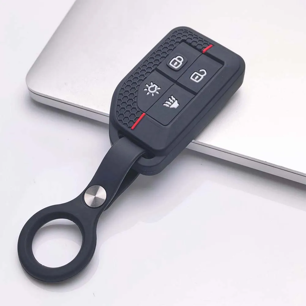 Silicone For Volvo New FM FH Truck Key Case FH16 Tractor Van Heavy Truck Key New Style High Quality Protective Cover Buckle