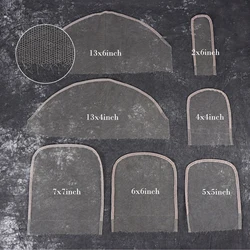 Swiss Hd Lace Net For Making Frontal Wigs Ultrathin Hd Wig Caps 13 by 4 Transparent Hd Lace Net For Ventilating Wig Accessories