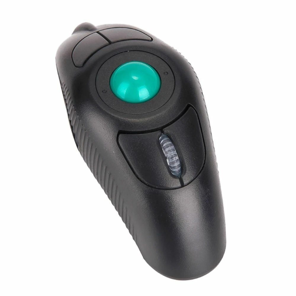 Imagem -06 - Mouse Trackball sem Fio Usb Mouse Dedo para pc Portátil Handheld Mice Novo