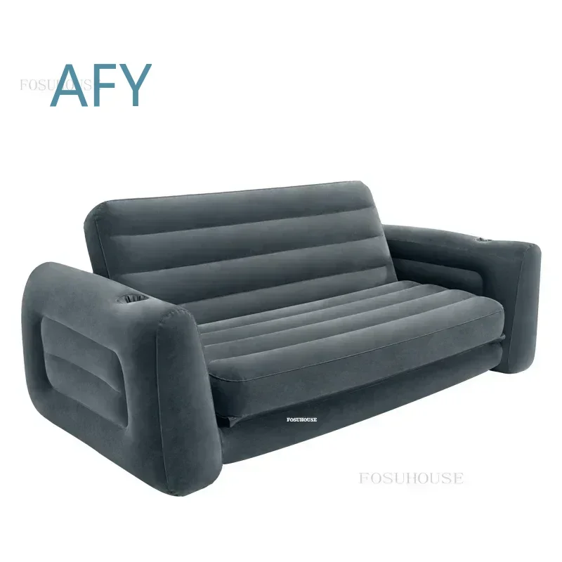Inflatable Sofa Bed for Outdoor Camping Beach Travel Folding Lightweight Multifunctional Seating for Couples Sofa Chair for